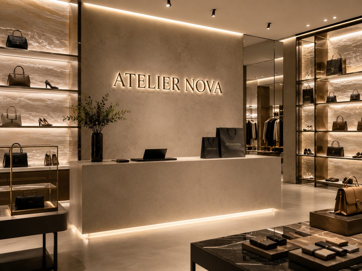 Atelier Nova mağaza konsept tasarımı