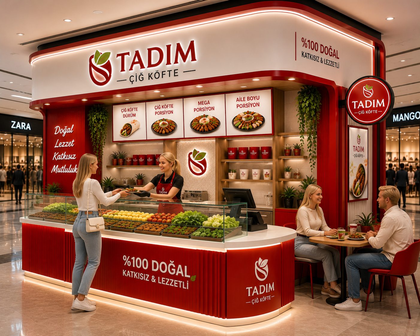 TADIM ÇİĞ KÖFTE konsept tasarımı — Detay ve atmosfer