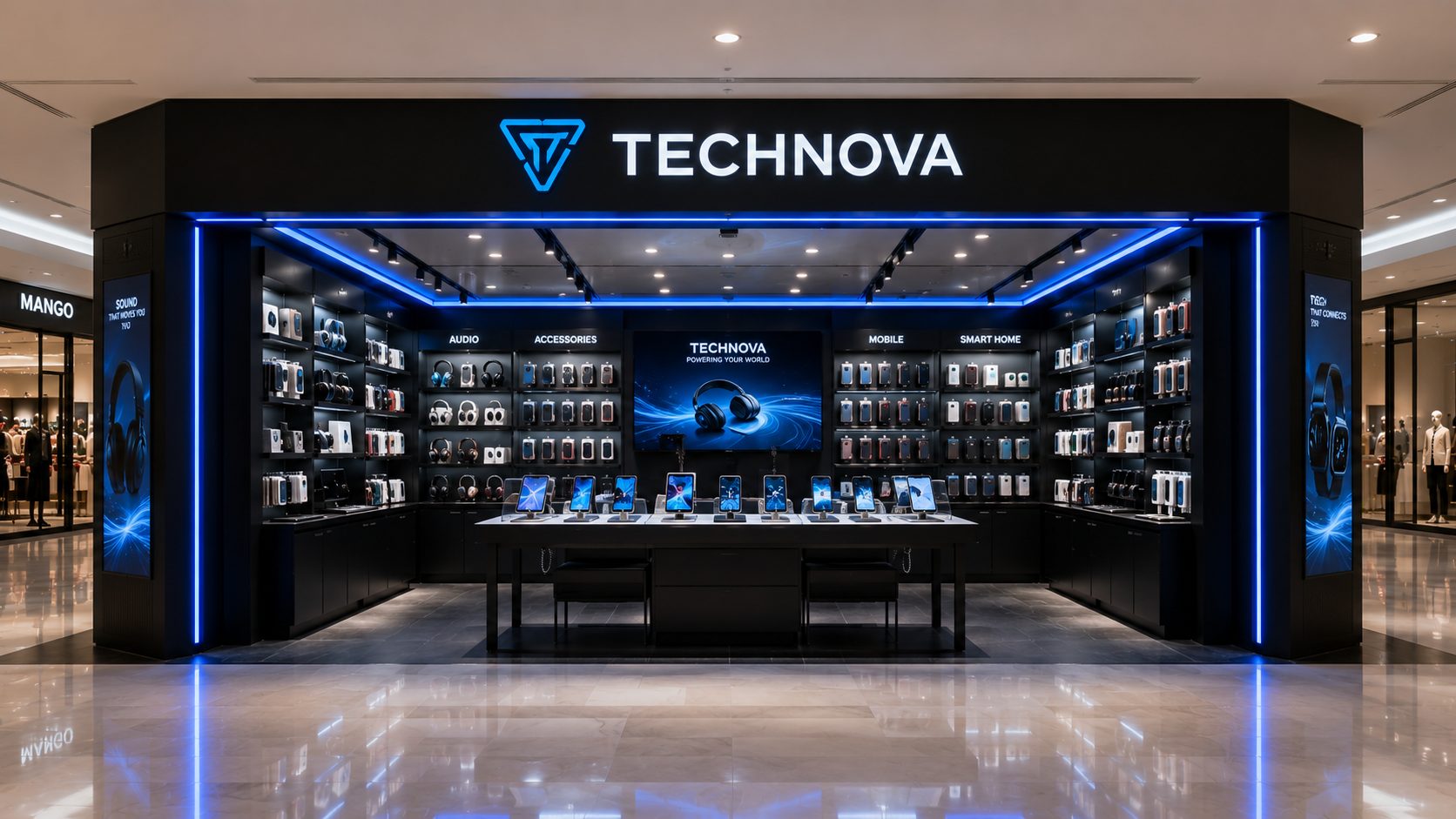 Technova mağaza konsept tasarımı