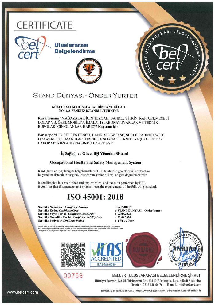 ISO 45001:2018 — İş Sağlığı ve Güvenliği Yönetim Sistemi