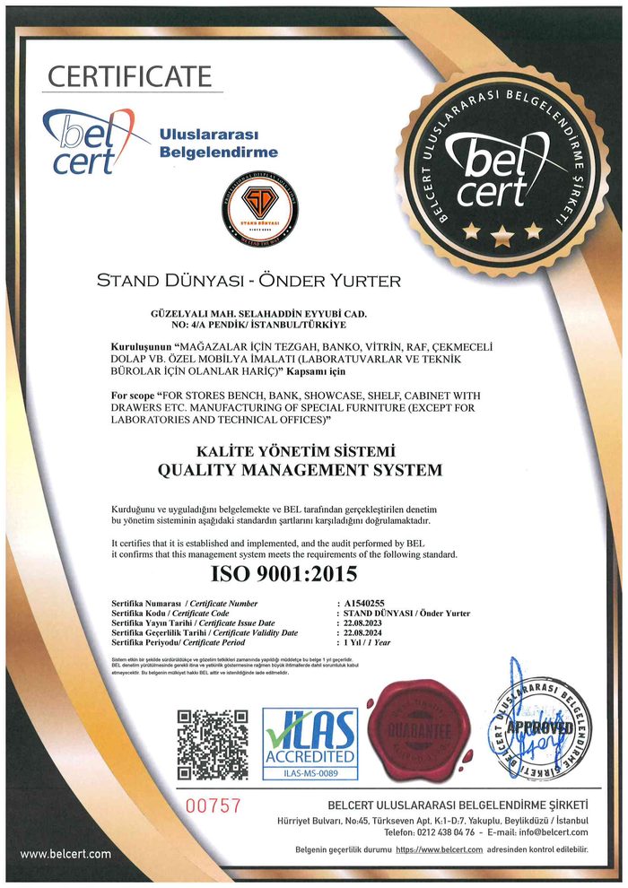 ISO 9001:2015 — Kalite Yönetim Sistemi